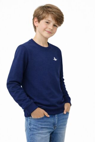 Erkek Çocuk Sweatshirt BGL-ST05228 LACİVERT - 16 YAŞ
