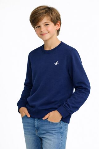Erkek Çocuk Sweatshirt BGL-ST05228 LACİVERT - 16 YAŞ