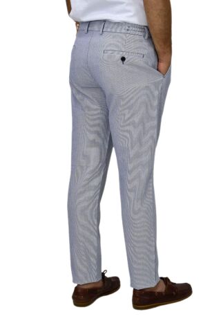 Erkek Jogger Armürlü Lastikli Pantolon 1992 BGL-ST04422 MAVİ - 46