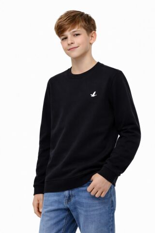 Erkek Çocuk Sweatshirt BGL-ST05228 SİYAH - 15 YAŞ
