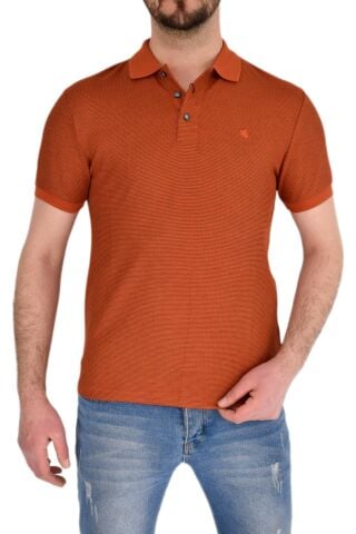 Erkek Polo Yaka Tişört Waffle BGL-ST01941 ANTRASİT - M