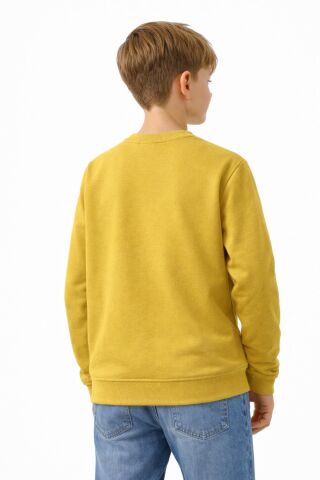 Erkek Çocuk Sweatshirt BGL-ST05228 YEŞİL - 14 YAŞ