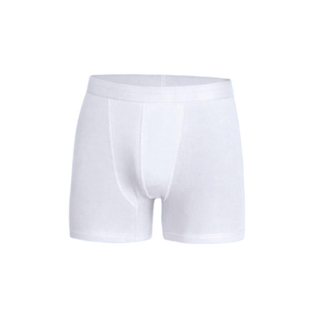 Erkek Likralı Beyaz Boxer MY-00507