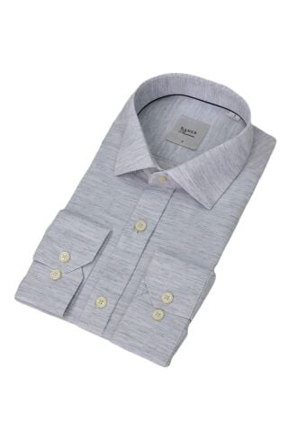 Erkek Klasik Uzun Kol Gömlek 4004 BGL-ST04752 GRİ - S