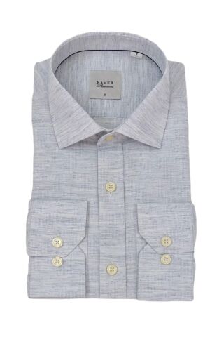 Erkek Klasik Uzun Kol Gömlek 4004 BGL-ST04752 GRİ - M