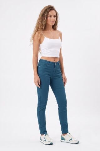 Kadın Düşük Bel Kanvas Pantolon BGL-ST01594
