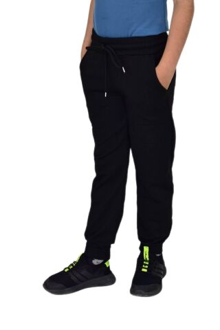 Kız Çocuk Eşofman Altı Cepli 2 İplik Bel Paça Lastikli BGL-ST04629 SİYAH - 7 YAŞ