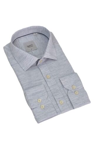 Erkek Klasik Uzun Kol Gömlek 4004 BGL-ST04752 GRİ - XL