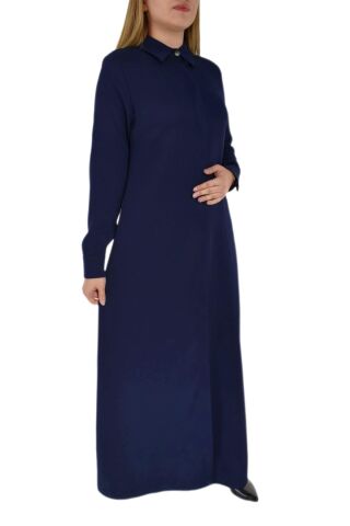 Kadın Ferace Yaka Model P3031 P3030 LACİVERT - 38