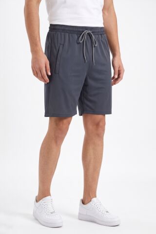 Erkek Cepli Micro Polyester Şort BGL-ST05577 FÜME - XL
