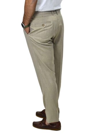 Erkek Klasik Kumaş Pantolon P1147 BGL-ST04407 BEJ - 56