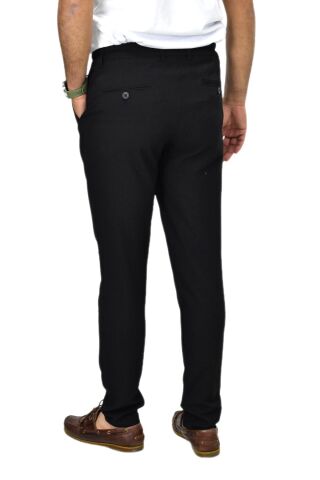 Erkek Jogger Silim Fit Kumaş Pantolon P1005 BGL-ST04503 LACİVERT - 34
