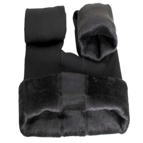 Kadın Siyah İçi Peluş Termal Tayt BGL-ST04945 SİYAH - L/XL