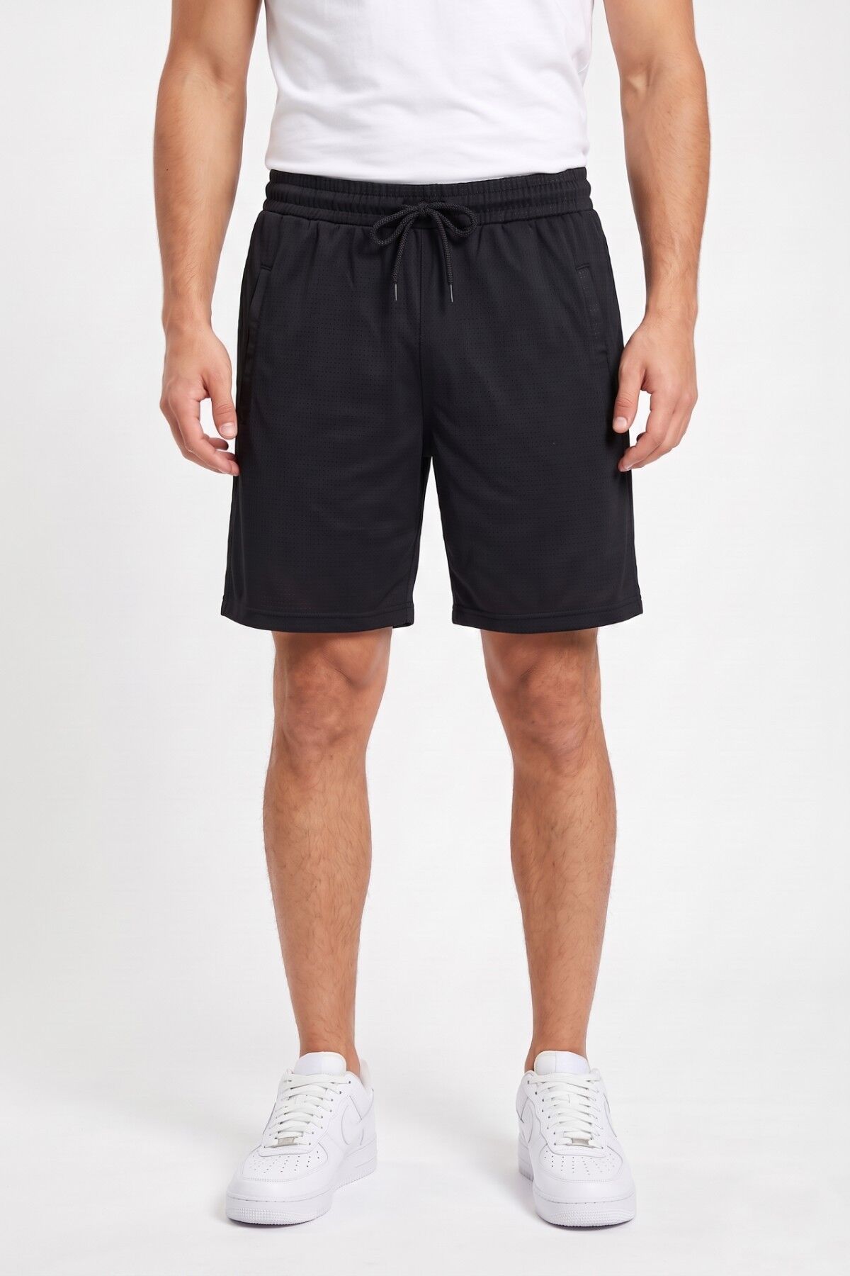 Erkek Cepli Micro Polyester Şort BGL-ST05577 SİYAH - L