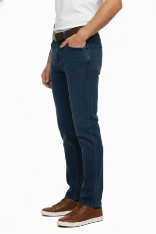 Erkek Regular Fit Jeans Pantolon 320 BGL-ST04977 PETROL - 37