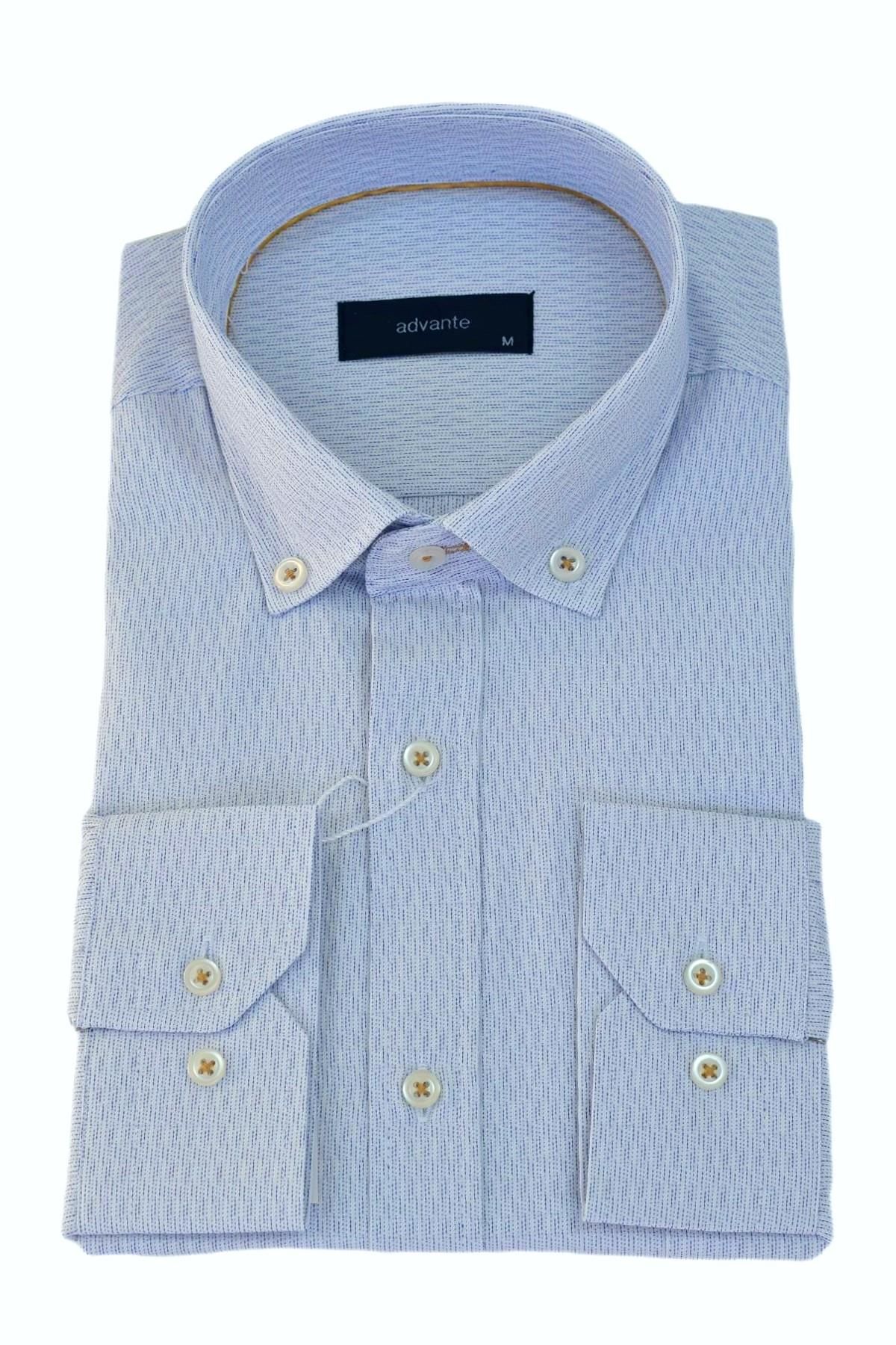 Erkek Klasik Uzun Kol Çizğili Gömlek BGL-ST03511