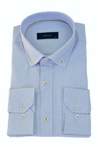 Erkek Klasik Uzun Kol Çizğili Gömlek BGL-ST03511