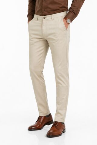 Erkek Silim Fit Kanvas Pantolon Kalıp Yazlık BGL-ST05394