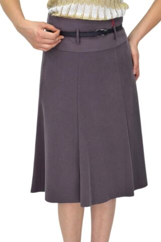 Kadın Kısa Etek Balık Sırtı Bemeza COLL0023 TARÇIN - 36