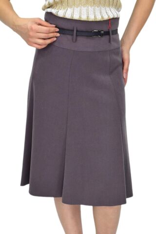 Kadın Kısa Etek Balık Sırtı Bemeza COLL0023 TARÇIN - 36