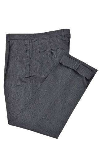 Erkek Pileli Klasik  Kumaş Pantolon P1182 BGL-ST04763 FÜME - 54