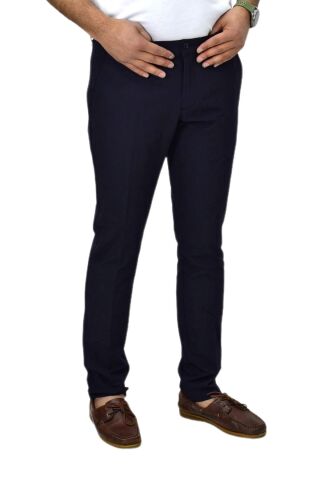 Erkek Silim Fit Kumaş Pantolon Lincoln 198 BGL-ST04487 LACİVERT - 52