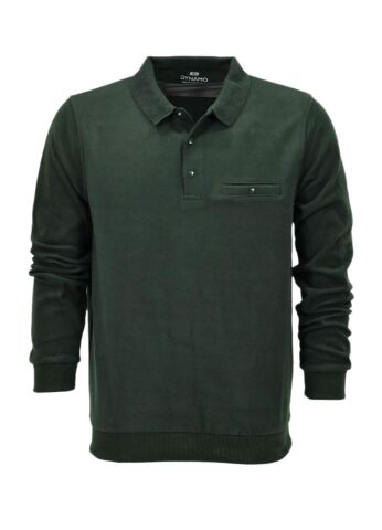 Erkek Polo Yaka Cepli Sweatshirt  6857 BGL-ST04024 SİYAH - XL