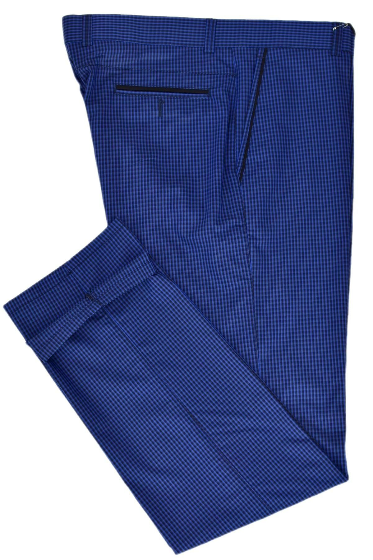 Erkek Piti Kare Silim Fit Kumaş Pantolon CRS-640