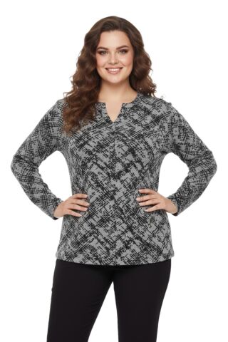 Kadın Yumoş Düğmeli Modelli Bluz BGL-ST05135