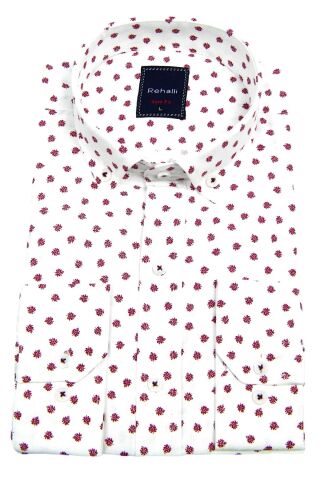 Erkek Keten Yaprak Model Uzun Kol Gömlek 491 BGL-ST00491