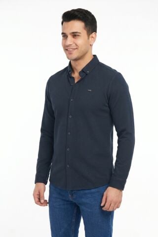 Erkek Spor Slim Fitt Uzun Kol  Gömlek BGL-ST05440