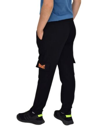 Erkek Çocuk Çift Kargo  Cepli Eşofman Altı  BGL-ST04631 SİYAH - 16 YAŞ