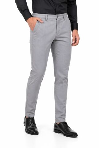 Erkek Silim Fit Kanvas Pantolon Kalıp Yazlık BGL-ST05394 GRİ - 31/34