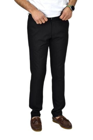 Erkek Silim Fit Kumaş Pantolon Lincoln 198 BGL-ST04487 SİYAH - 52