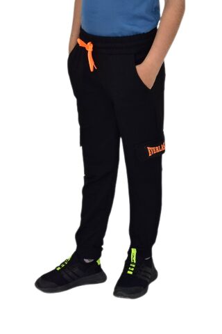 Erkek Çocuk Çift Kargo  Cepli Eşofman Altı  BGL-ST04631 SİYAH - 9 YAŞ