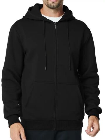 Erkek Kapüşonlu Fermuarlı Sweatshirt 6549 BGL-ST04026