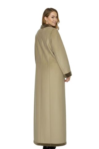 Uzun Çiçek Nakışlı Pardesü Bgl-st00925 BGL-ST00925