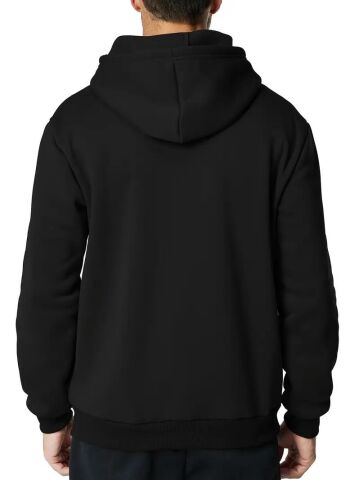 Erkek Kapüşonlu Fermuarlı Sweatshirt 6549 BGL-ST04026 SİYAH - S