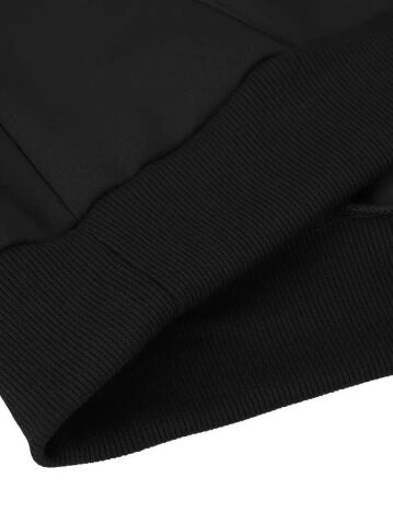 Erkek Kapüşonlu Fermuarlı Sweatshirt 6549 BGL-ST04026 SİYAH - M
