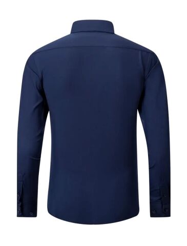 Erkek Klasik Uzun Kol Gömlek Micro BGL-ST03497 LACİVERT - XL