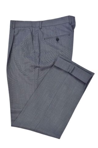 Erkek Pileli Klasik  Kumaş Pantolon P1182 BGL-ST04763 MAVİ - 50