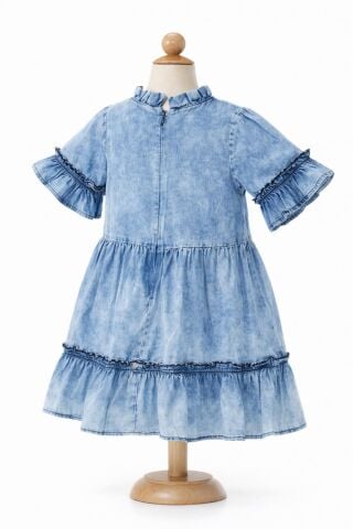 Kız Çocuk Kot Elbise BGL-ST05201