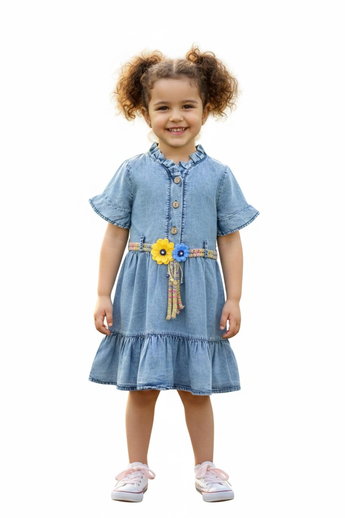 Kız Çocuk Kot Elbise BGL-ST05202