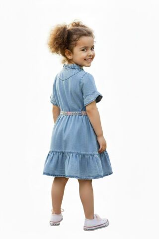 Kız Çocuk Kot Elbise BGL-ST05202