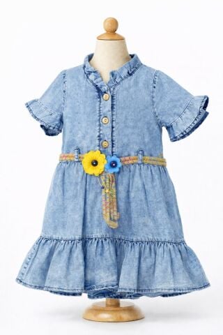 Kız Çocuk Kot Elbise BGL-ST05202