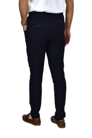 Erkek Jogger Silim Fit Kumaş Pantolon P1005 BGL-ST04503 LACİVERT - 38