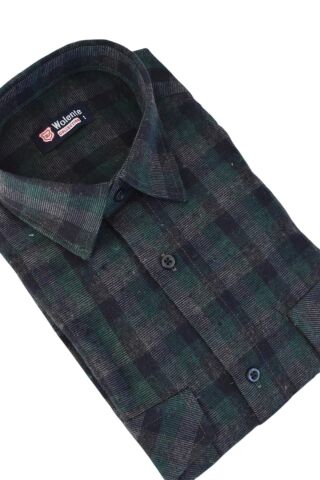 Erkek Kışlık Çift Cep Kapaklı Gömlek BGL-ST02334