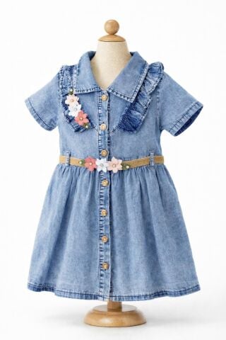 Kız Çocuk Kot Elbise BGL-ST05203