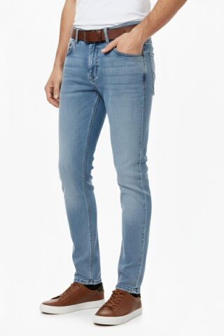 Erkek Silim Fit Jeans Model Pantolon 310 BGL-ST04976 BUZ.MAVİ - 33/34