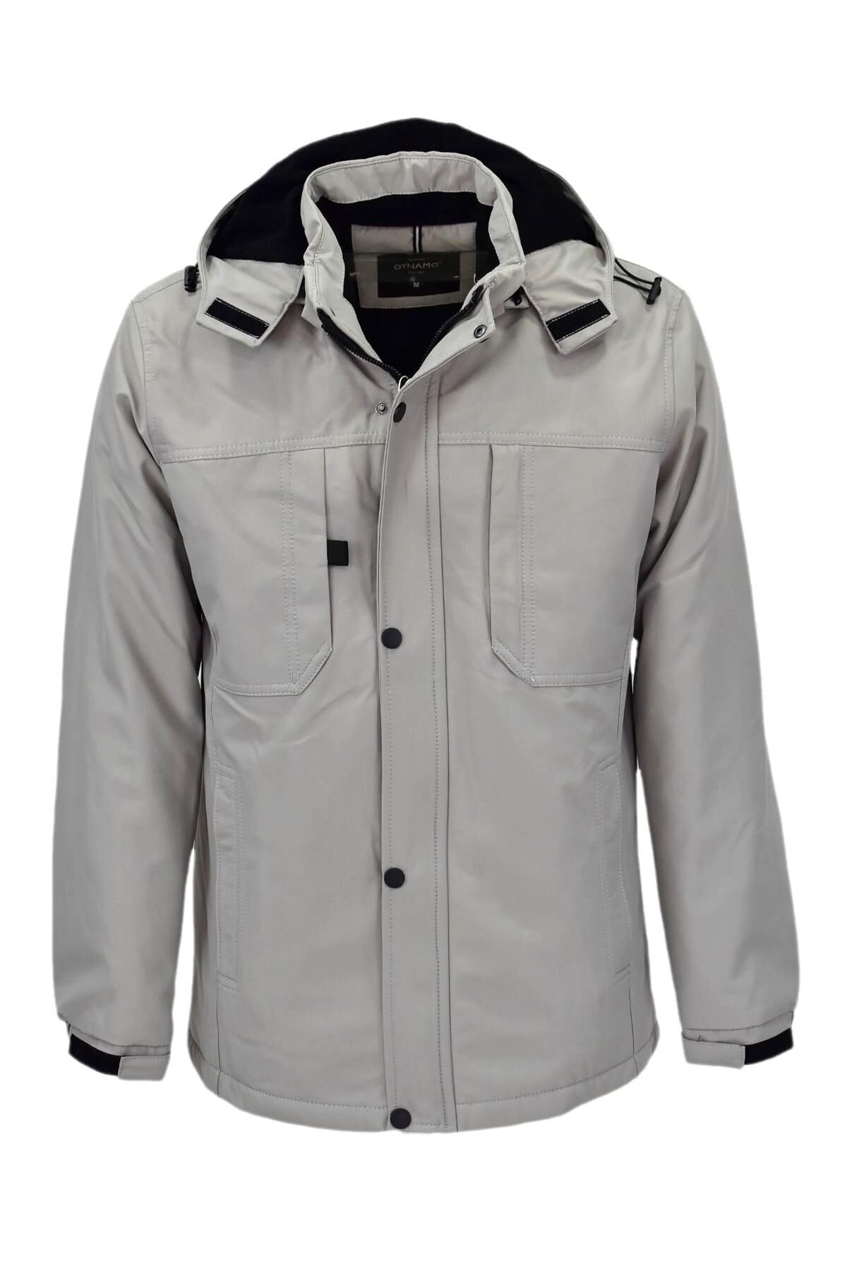 Erkek Kapüşonlu Spor Mont 3112 BGL-ST04007 TAŞ - L